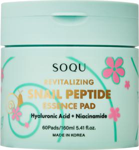 SOQU Snail Peptide Essence Pad 60pcs produkt bild