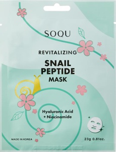 SOQU Snail Peptide Sheet Mask 23 g produktbilde