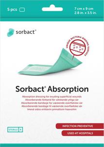 Sorbact Absorption 7 x 9 cm 5 st produkt bild