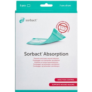 Sorbact Absorption Bandage 7 x 9 cm produktbillede