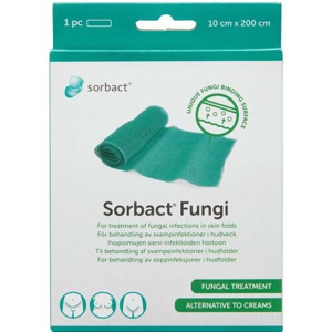Sorbact Fungi Bandage Steril 10X200 cm 1 stk. produktbillede
