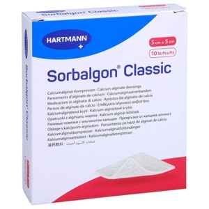 SORBALGON Classic 5x5 cm Calciumalginat-Kompresse Produktbild