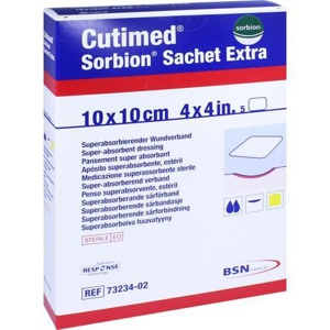 CUTIMED Sorbion Sachet Extra Wundaufl.10x10 cm Produktbild
