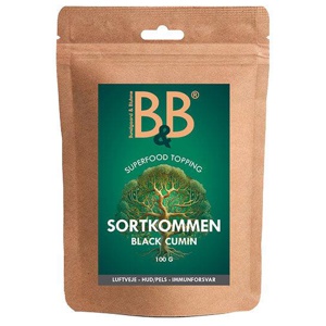 Sortkommen 100 g. produktbillede