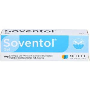 Soventol Gel bei Insektenstichen & Juckreiz auf der Haut 20 g Gel Produktbild