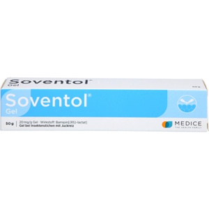Soventol Gel bei Insektenstichen & Juckreiz auf der Haut 50 g Gel Produktbild