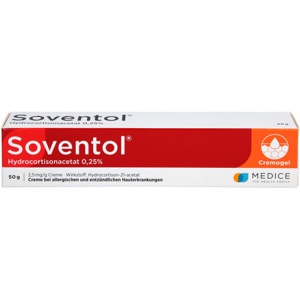 SOVENTOL-Hydrocortisonacetat-0-25-Creme Produktbild