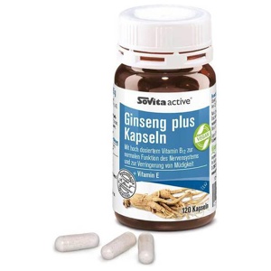 Sovita active Ginseng plus Kapseln, 120 St Hartkapseln Produktbild