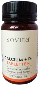 Sovita Care Calcium + D3 Tabletten, 100 St Tabletten Produktbild