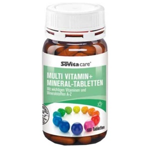 Sovita Care Multi Vitamin + Mineral-Tabletten, 100 St Tabletten Produktbild