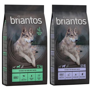 Kombi-Paket: briantos Adult Getreidefrei 2 x 12 kg Produktbild