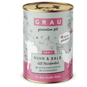 Sparpaket GRAU Adult Getreidefrei 24 x 400 g Produktbild