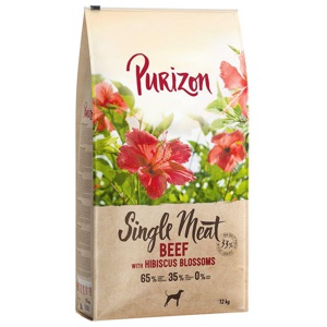 Purizon Single Meat Rind mit Hibiskusblüten Produktbild