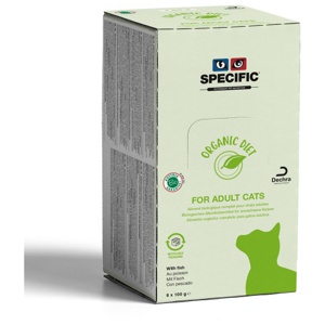 Specific F-BIO-W Organic Fish Cat 8x100 g produkt bild