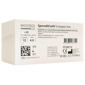 SpeediCath Compact Eve Katheter CH 12 30 St Katheter Produktbild