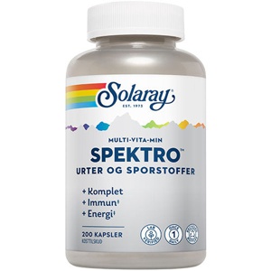 Solaray Spektro Multi-Vita-Min - 200 kaps. produktbillede