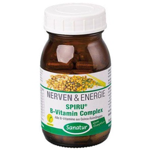 SPIRU B-Vitamin-Complex pflanzlich Kapseln Produktbild