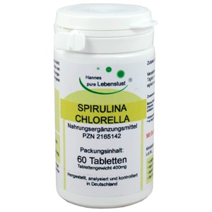 SPIRULINA+CHLORELLA Tabletten Produktbild