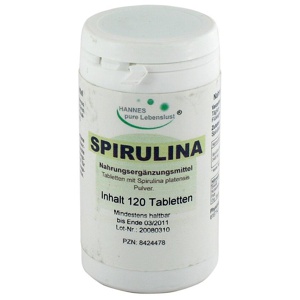 Spirulina Tabletten, 120 St Tabletten Produktbild