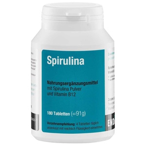 Spirulina Tabletten, 180 St Tabletten Produktbild