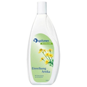 Spitzner Massage Einreibung Arnika, 1000 ml Einreibung Produktbild