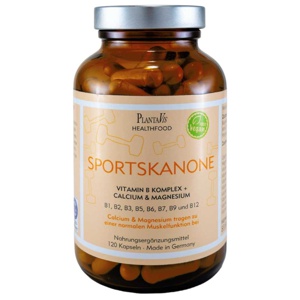 Sportskanone B-Komplex m.Magnesium & Calcium Kapseln Produktbild