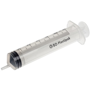 Sprøyte Plastipak 50ml luer eksentrisk 60 stk produktbilde