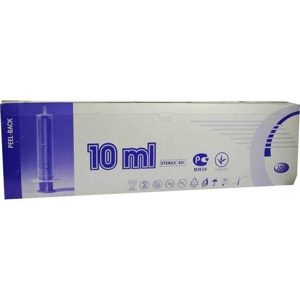 SPRITZE 10 ml 2teilig Luer exzentrisch 100 St Spritzen Produktbild
