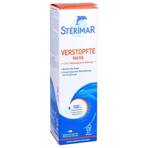 STÉRIMAR Verstopfte Nase 2 in 1 Nasenspray & Spülung, 100 ml Nasenspray Produktbild