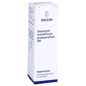 STANNUM METALLICUM praeparatum D 8 Augentropfen Produktbild