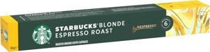 Kapslar kaffe STARBUCKS® by Nespresso® Blonde förpackning à 10 st produkt bild