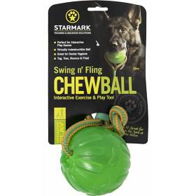 Starmark Funball med rep, Grön M produkt bild