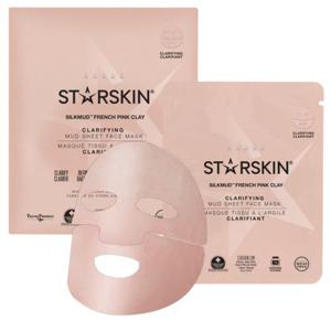 Starskin Silkmud Pink Clay Pink French Clay Purifying Mud Sheet Mask 16 g produkt bild