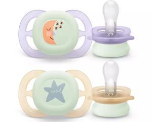 Start-Napp 0-2 månader Nattnappar Stjärna/Måne Philips Avent produkt bild
