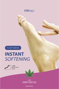 Stay Well Instant Softening Foot Mask, 1 par produkt bild