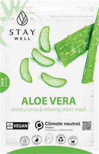 Stay Well Vegan Sheet Mask Aloe 20 g produkt bild