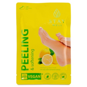 StayWell Peeling & Softening Foot Mask 1 stk Lemon produktbillede