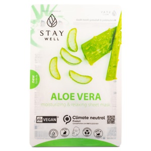 StayWell Vegan Sheet Mask 1 stk Aloe produktbillede
