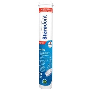 Steradent Active Plus Protesrengöring, 30 st produkt bild