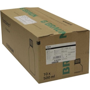 Sterilt Vann Skyllevæske Ecotainer Helleflaske 10 x 500 ml produktbilde