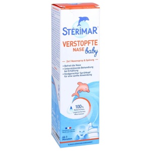 Stérimar Verstopfte Baby Nase 2in1 Nasenspray & Spülung 100 ml Nasenspray Produktbild