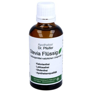 Stevia Dr. Pfeifer Flüssig, 50 ml Flüssigkeit Produktbild