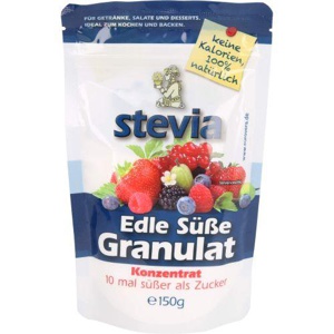STEVIA EDLE Süße Granulat Streusüße 100 g Granulat Produktbild