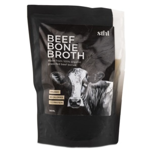 STHL Beef Bone Broth Øko Pose 350 ml produktbillede