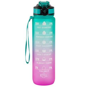 Sthlm Hydra Bottle Turkos & Pink 1 liter produkt bild