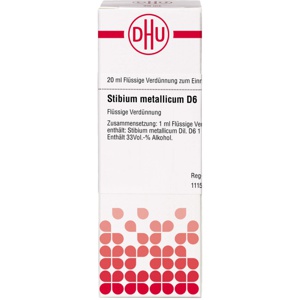 STIBIUM METALLICUM D 6 Dilution Produktbild
