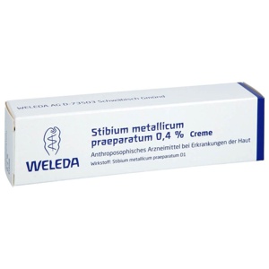 STIBIUM METALLICUM PRAEPARATUM 0,4% Creme Produktbild