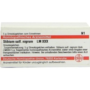 STIBIUM SULFURATUM NIGRUM LM XXX Globuli Produktbild