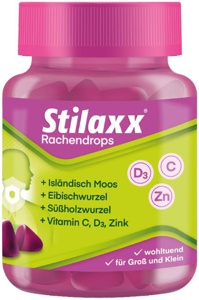 Stillax Rachendrops 30 St Lutschpastillen Produktbild