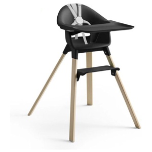 Stokke Clikk Barnmatstol (Black Natural) produkt bild